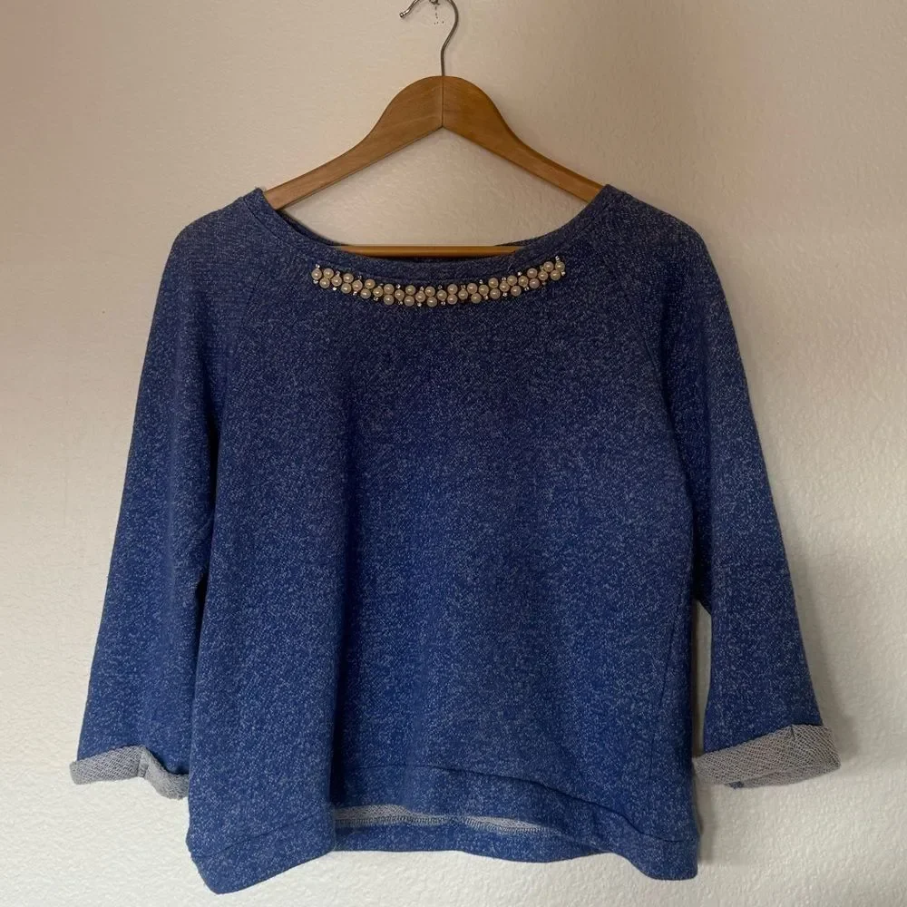 Coldwater Creek blue sweater